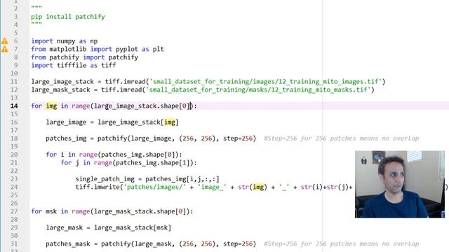 Python tips and tricks - 5: Extracting patches from large images and masks for semantic segmentatio смотреть онлайн