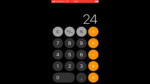 Сломанный калькулятор на стабильной проверянной iOS 11.0.3 (не бета) смотреть онлайн