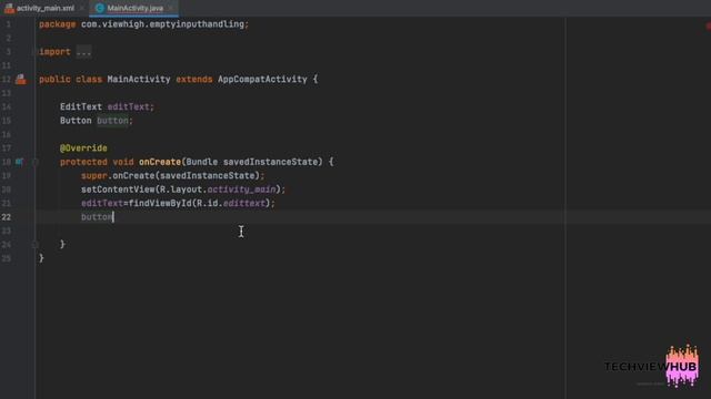 Handling empty input in Android | TechViewHub | Android Studio смотреть онлайн