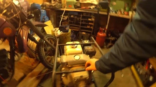 восстановление грязевой мотопомпы Koshin Honda Gx160