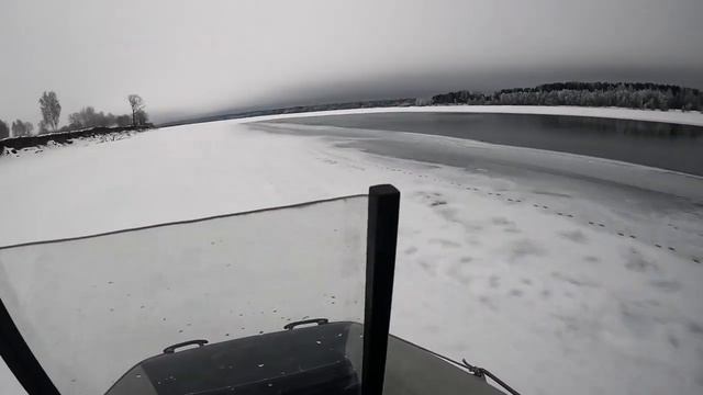 АЭРОЛОДКА ПО ЗИМНЕЙ РЕКЕ ОБЬ смотреть онлайн