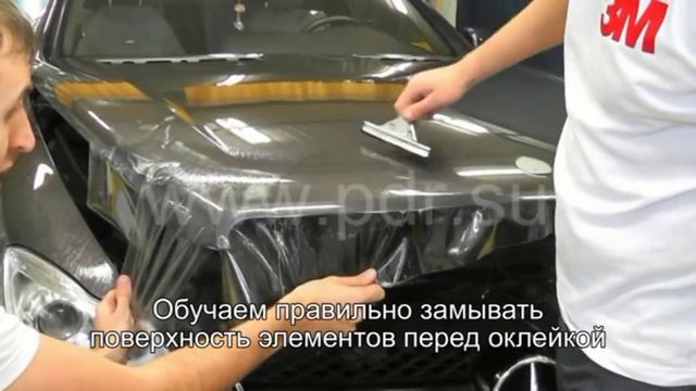 Обучение оклейке защитной пленкой Центр Автотехнологий смотреть онлайн