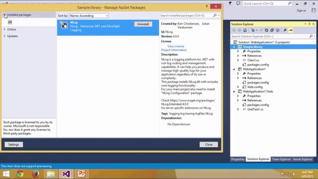 NuGet in 30 min - Quick introduction to NuGet in Visual Studio смотреть онлайн