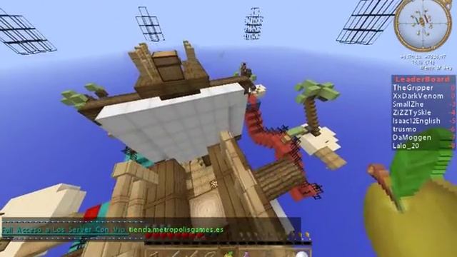 Servidor Metropolis Games Minecraft 1. 6 .4 SkY Wars смотреть онлайн