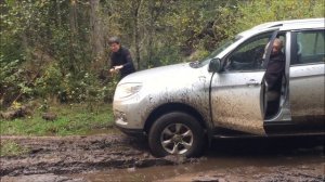 Foton Sauvana на бездорожье.