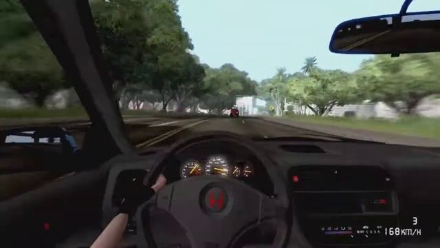 woman drive Honda EK9 turbo смотреть онлайн