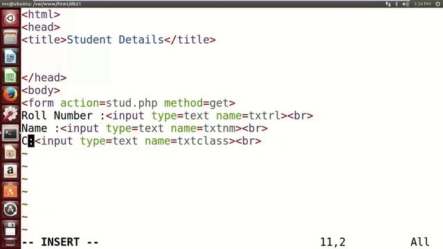 How to read data from HTML file to PHP and store it in MySql Database Table смотреть онлайн