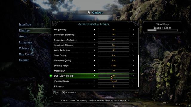How to Enable/Disable Depth of Field Monster Hunter World смотреть онлайн