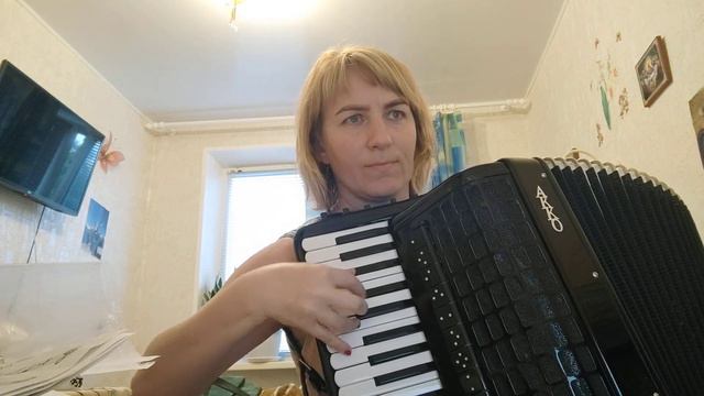 Зачем грустите, ивы, - подберем под аккордеон( вокал Ирина Шоркина), муз. А. Мажукова, сл. В. Харит смотреть онлайн