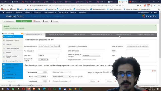 Como crear y editar productos de una tienda con el plugin VirtueMart de Joomla смотреть онлайн