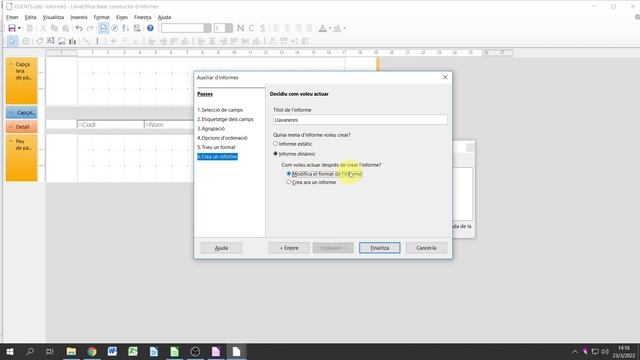 Libreoffice base 1 Els informes смотреть онлайн