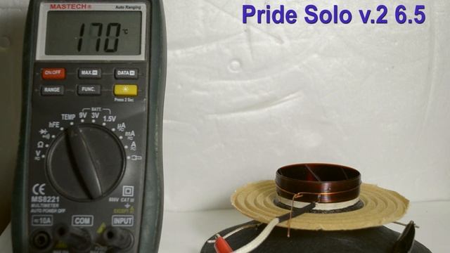 Термостойкость катушек. Pride Solo 6.5, Deaf Bonce MX80, Hertz SV250! смотреть онлайн