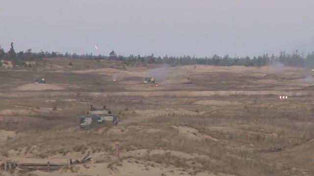 Combat training of BMP-3 crews in the Nizhny Novgorod region смотреть онлайн