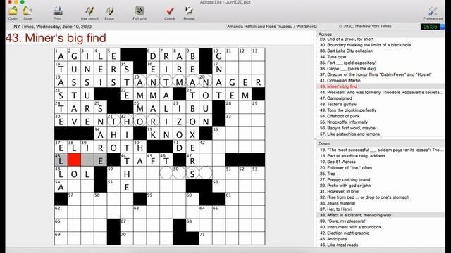 Heroic Wednesday Puzzle | New York Times Crossword Walkthrough | Wednesday 6/10/20 смотреть онлайн