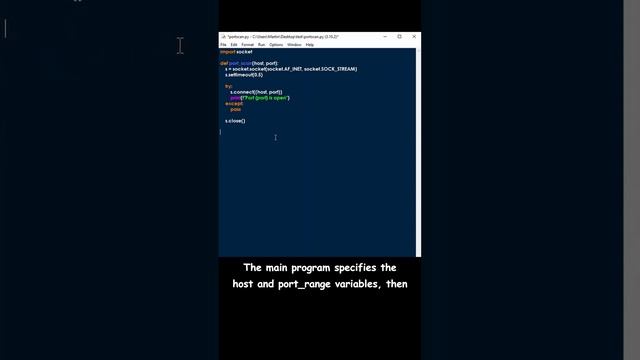 How to scan open ports with Python? #portscanner #python #programming #tutorial смотреть онлайн