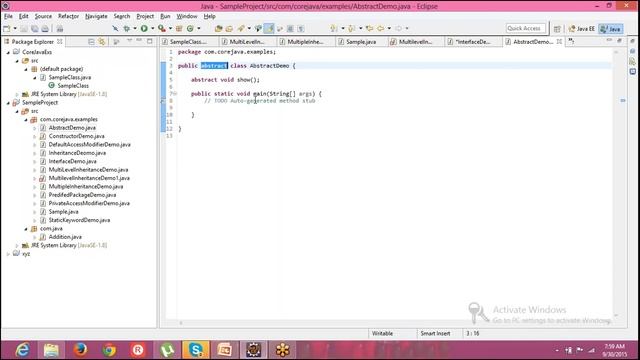 Java Interface Vs Abstract Class смотреть онлайн
