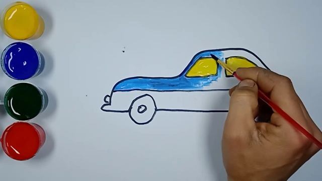 Bolalar uchun Mashina rasm chizish /Drawing Car for children / Рисование Машины для Детей смотреть онлайн