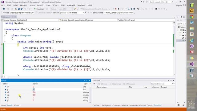 007 Differentiate Between Division of Int, Double and Ulong смотреть онлайн