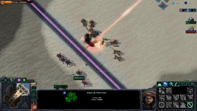 Direct Strike Commander Guide #8 - Han and Horner, the Lovers [Starcraft 2 Direct Strike] смотреть онлайн