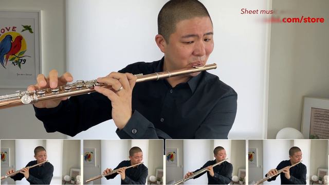 Mozart's Rondeau for Flute Choir (arr. Suzuki after Flute Quartet in A Major, K. 298) смотреть онлайн
