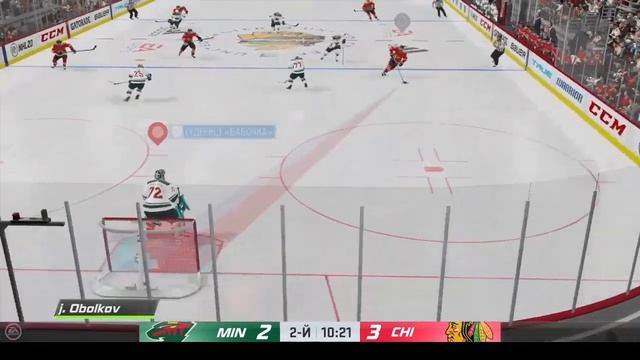 NHL 20 карьера вратаря 2-я часть. игра с чикаго + супер сейв прижком смотреть онлайн