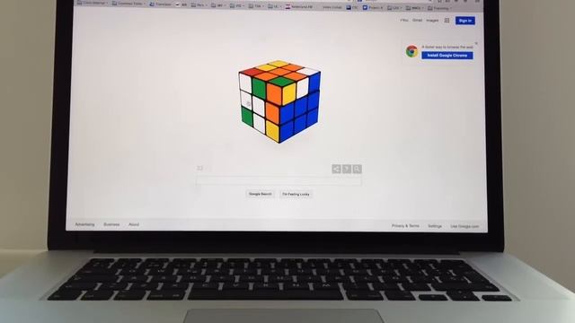 AWESOME! What happens after solving the Google Rubik's Cube Doodle? смотреть онлайн