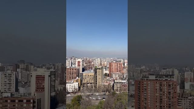 Вид с горы Санта-Лючия в Сантьяго? #shorts