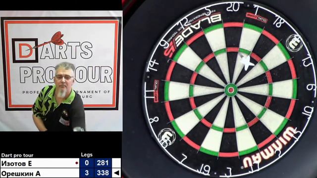 Darts pro tour 10.04.2021 / 12:30 Изотов Евгений - Орешкин Александр смотреть онлайн