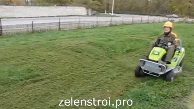 Кошение травостоя минитрактором Climber Grillo смотреть онлайн