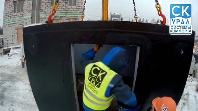 Монтаж погреба Уралец 20 зимой смотреть онлайн