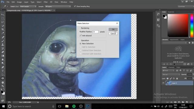 [EASY] How to make a circle photo in Photoshop (JPG/PNG) | Photoshop tutorial #1 (HD) смотреть онлайн