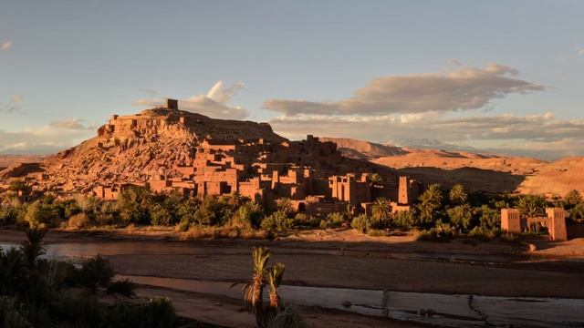 Timelapse video of Ait Ben Haddou, Morocco смотреть онлайн