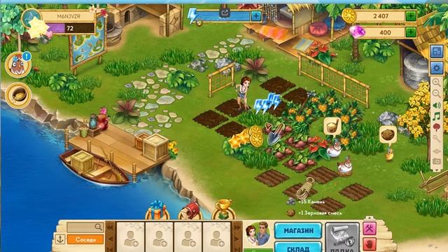 Таонга Тропическая ферма Прохождение 1 Обучение смотреть онлайн