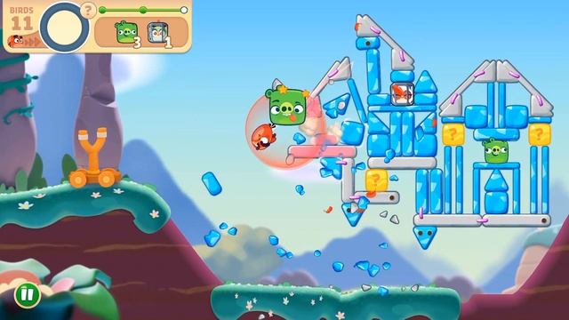 Angry Birds Journey - Gameplay of All Birds, Powers and Boosters смотреть онлайн