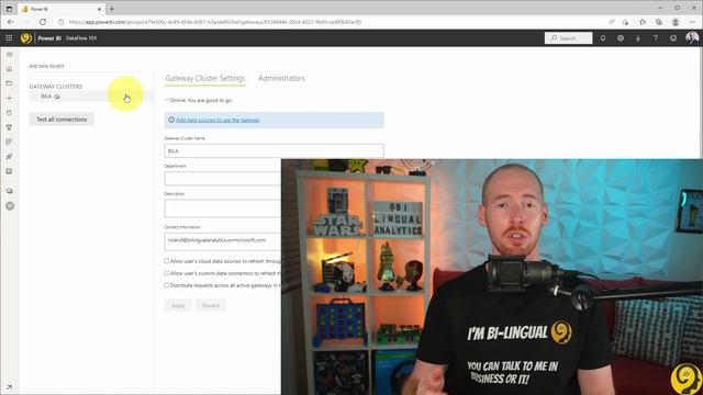 Power BI Dataflow - Access On-Premise Data Using a Gateway смотреть онлайн