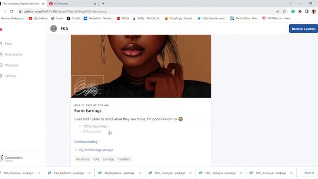 CC SHOPPING | PIERCINGS, EARRINGS || SIMS 4 смотреть онлайн