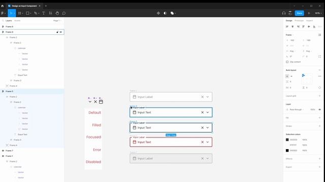 Create an Input Component in Figma - UI Design Tutorial смотреть онлайн
