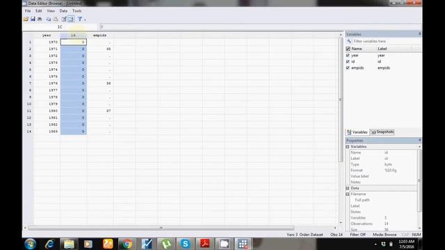 filling missing values in time series using stata смотреть онлайн