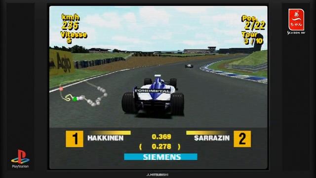 Formula one 99' Round 8 (PS1) GB смотреть онлайн
