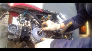 Ремонт мопеда альфа - замена крышки