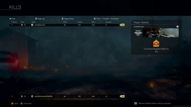 My COD WarZone stats смотреть онлайн