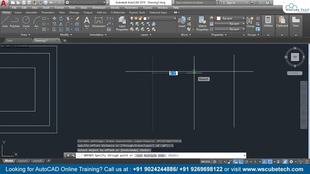 Offset Command in AutoCad | How to Create & Use Offset Command in AutoCad | AutoCad Tutorial #49 смотреть онлайн
