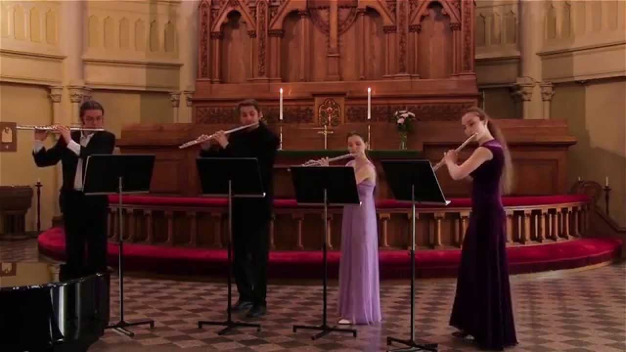 Mozart. Flute Sonata (4 Flutes) C-dur