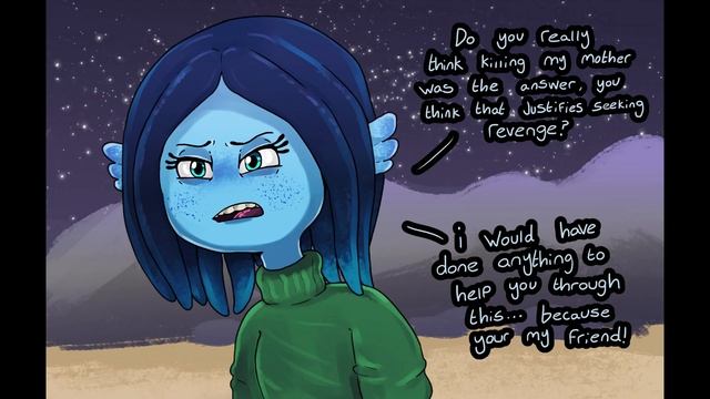 Ruby Gillman and Chelsea Van Der Zee Cut Storyboard Fan Comic AI Dub смотреть онлайн