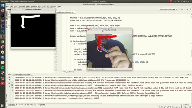 Digit Recognition using OpenCV and CNN смотреть онлайн