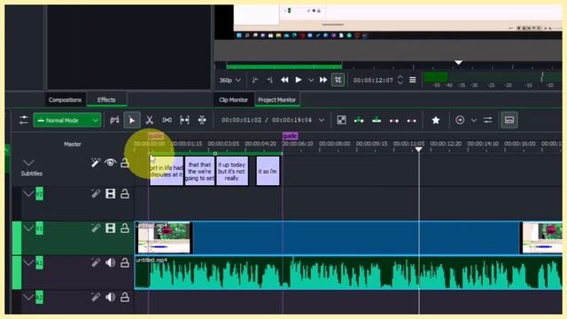 Easiest way to create subtitles in Kdenlive смотреть онлайн