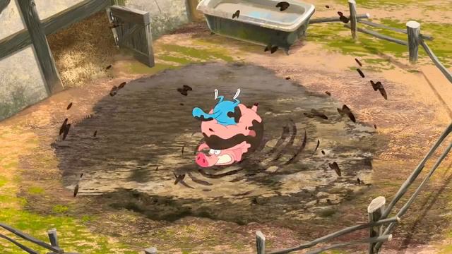 Oggy and the Cockroaches - Farmer for a Day. Full HD. Огги и тараканы - фермер на день. смотреть онлайн