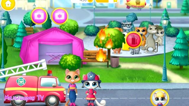 Видео игра про котят. КОТЕНОК СУПЕРГЕРОЙ спасает город пушистиков смотреть онлайн