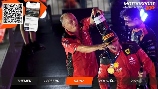 F1 Transfer-Update: Leclerc bleibt bei Ferrari! Was wird aus Sainz? смотреть онлайн