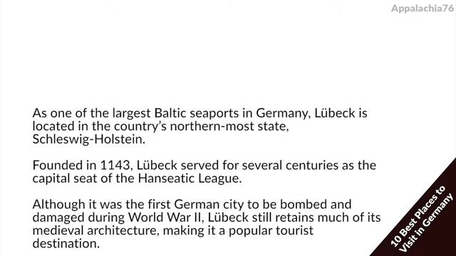 Lubeck | 10 Best Places to Visit in Germany смотреть онлайн